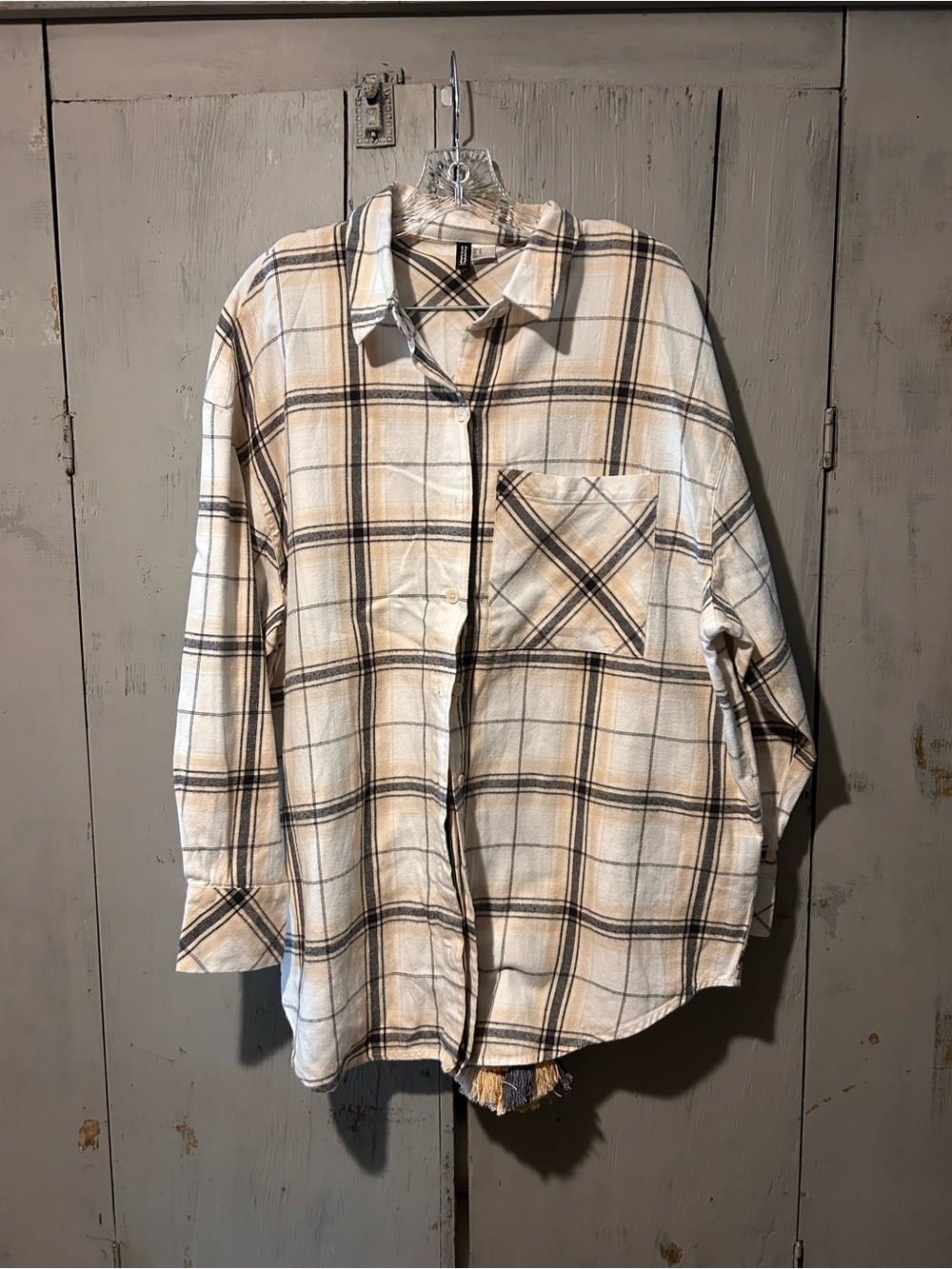 H&M divided flannel